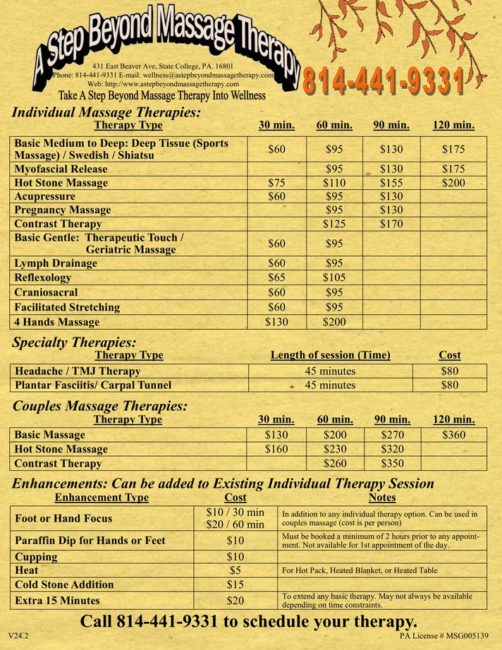 A step beyond Pricelist 01OCT24